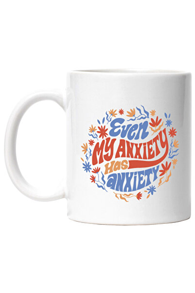 StoryGift Romania Cana cu Mesaj Amuzant si Motivant in Engleza, Chiar si Anxi...