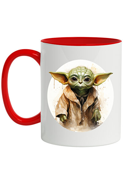 StoryGift Romania Mug With Grogu, Mandalorian, SF, Baby Yoda, Rain, Movie Lov...