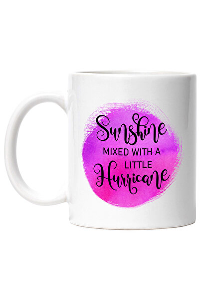 StoryGift Romania Cana cu mesajul "Sunshine mixed with a little hurricane", i...