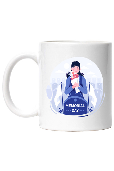 StoryGift Romania Cana Cu Mesaj In Engleza Memorial Day, Flori, Amintire, Cel...