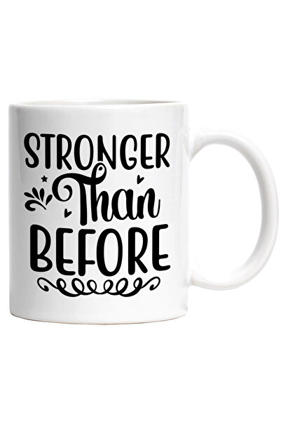 StoryGift Romania Cana cu inimioare si textul "Stronger than before" - mai pu...