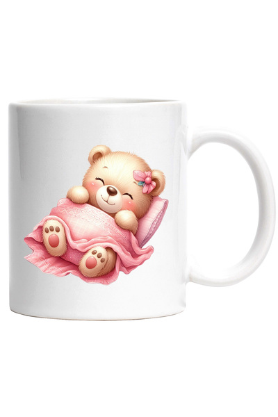StoryGift Romania Cana cu o ursoaica | ilustratie | zambeste | doarme | patur...