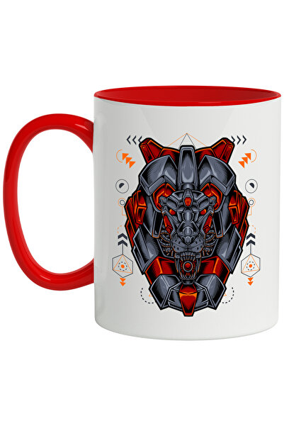 StoryGift Romania Cana Cu Leu, Robot, Android, Cibernetic, Abstract, Multicol...