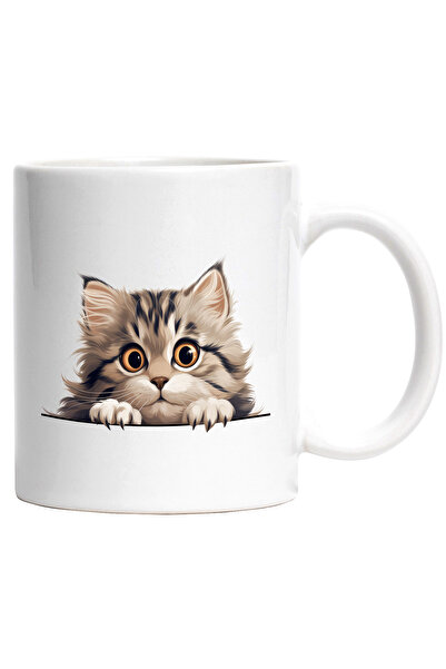 StoryGift Romania Cana cu o pisicuta uimita | ilustratie | speriata | pentru ...