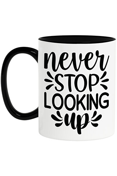 StoryGift Romania Cana cu indemn in engleza "Never stop looking up" - nu te o...