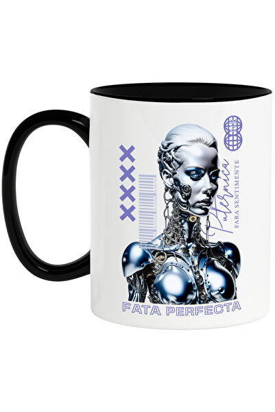 StoryGift Romania Cana Femeie Portret Robot Perfecta Puternica Lumea Digitala...