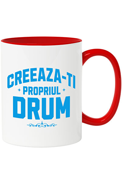 StoryGift Romania Cana cu Text Motivational Creeeaza-ti Propriul Drum, Self C...