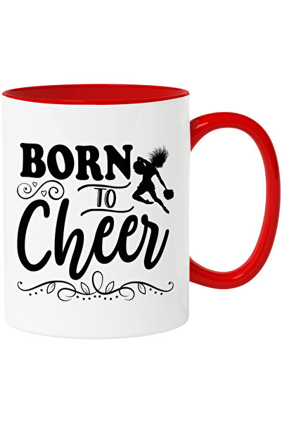 StoryGift Romania Cana pentru majorete cu textul "Born to cheer" - nascuta pe...