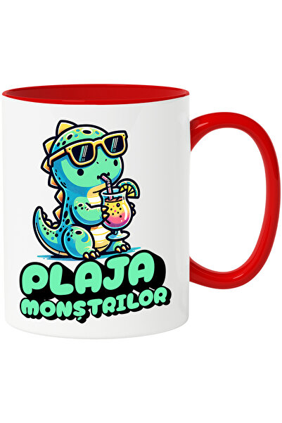 StoryGift Romania Cana Plaja Monstrilor dragon cu bautura si ochelarii , 330m...