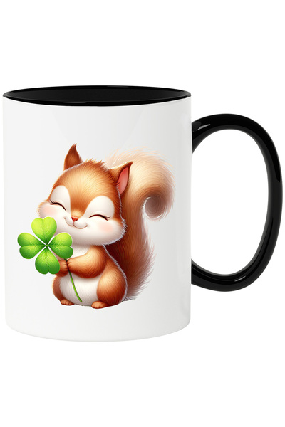 StoryGift Romania Cana cu o veverita fericita | ilustratie | norocoasa | trif...