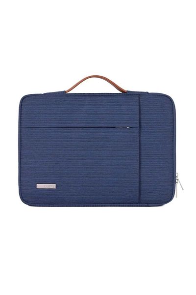 canvasartisan Geantă pentru laptop de 13-14 inci, interior moale pentru protecție, geantă CanvasArtisan - albastră
