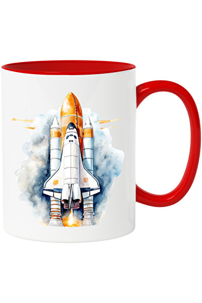 StoryGift Romania Cana cu o racheta care pleaca spre Luna | ilustratie | astr...