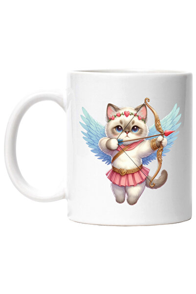 StoryGift Romania Cana cu o pisicuta Birmaneza Cupidon | ilustratie | trage c...