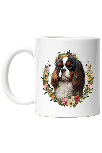 StoryGift Romania Cana cu un catel serios de talie mica | ilustratie | floric...