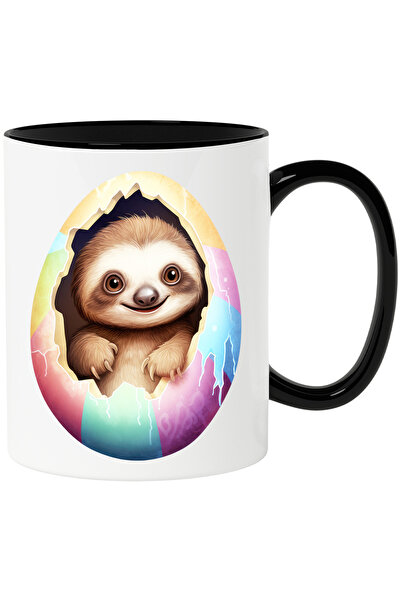 StoryGift Romania Cana cu animalul Sloth/lenes care iese dintr-un ou spart | ...