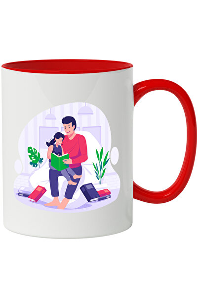 StoryGift Romania Cana Cu Tata, Copil, Carte, Povesti, Multicolor 330 ml, Cer...