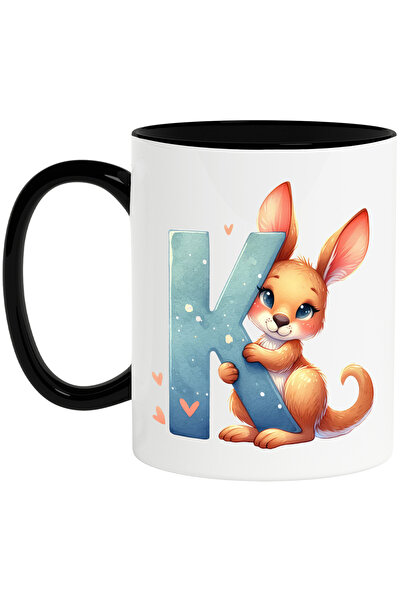 StoryGift Romania Cana cu un cangur cu litera "K", ilustratie, pentru copii, ...