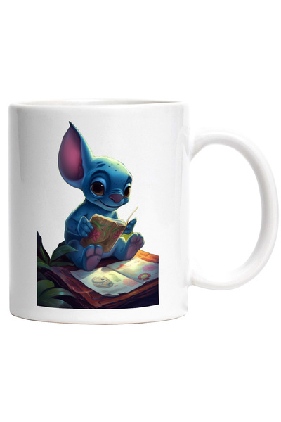 StoryGift Romania Cana cu Portret Figurina Animalut, Verde, Fericit, Carte, A...