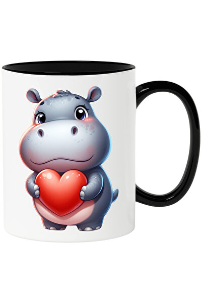 StoryGift Romania Cana cu un pui de hipopotam | ilustratie | tine o inima in ...