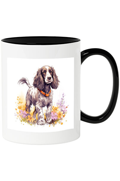 StoryGift Romania Cana cu un catel blanos care se uita in departare | natura ...