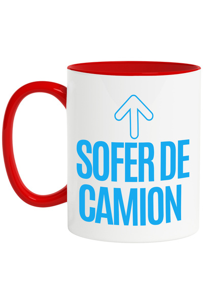 StoryGift Romania Cana cu Iubitor De Camioane Meserie Sageata Text Sofer De C...