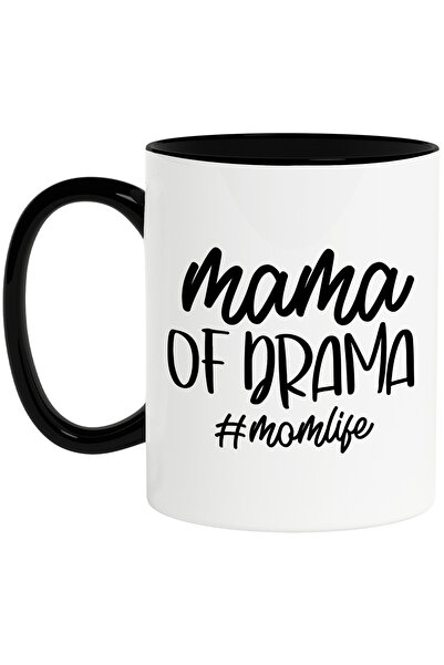 StoryGift Romania Cana cu textul in limba engleza "Mama of drama #momlife" - ...