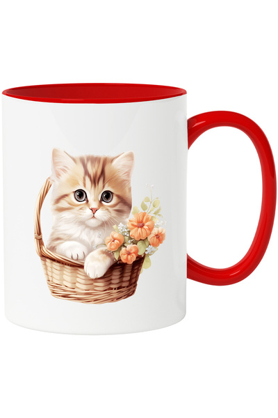 StoryGift Romania Cana cu o pisicuta care sta intr-un cosulet | ilustratie | ...