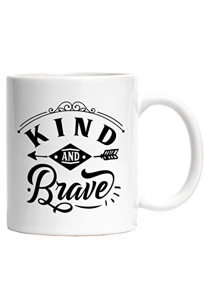 StoryGift Romania Cana cu textul "Kind and brave" - buna si curajoasa ajutor ...
