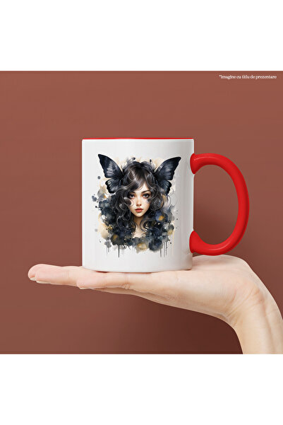 StoryGift Romania Cana cu o fata draguta in natura, ilustratie, abstract, zan...