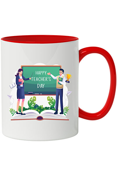 StoryGift Romania Cana Cu Mesaj In Engleza Happy Teacher's Day, Tabla,Trofeu,...