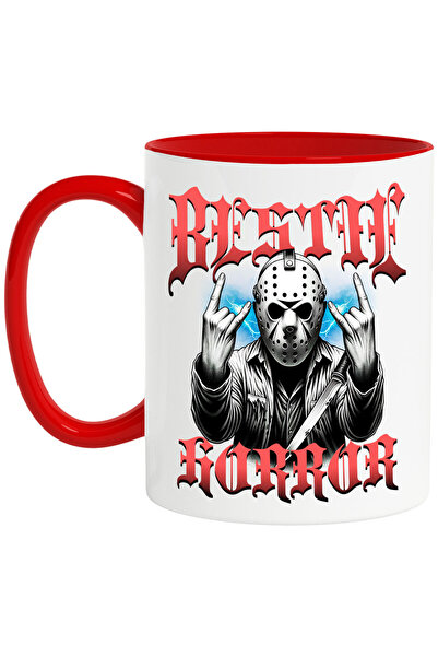 StoryGift Romania Cana cu Barbat Cu masca Infricosator Si Cutit Text Bestie H...