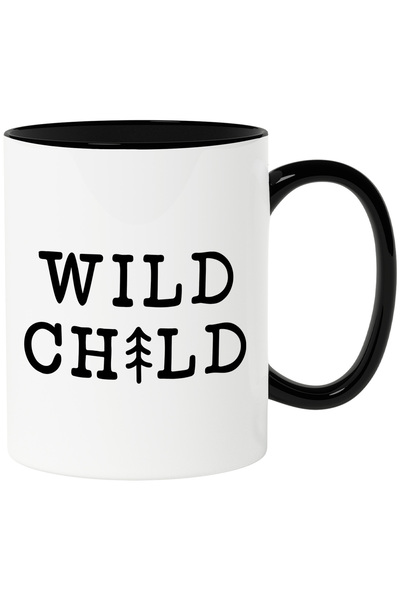 StoryGift Romania Cana Cu Text in Engleza Wild Child, Brad, Sageata, Indrazne...