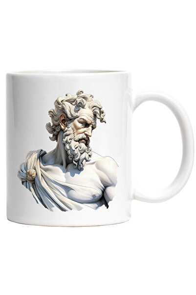 StoryGift Romania Cana cu o statuie care infatiseaza un zeu din mitologia gre...