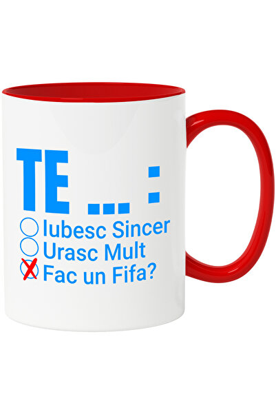 StoryGift Romania Cana cu Iubtorii De jocuri Video Fifa Fotbal Text Te Iubesc...