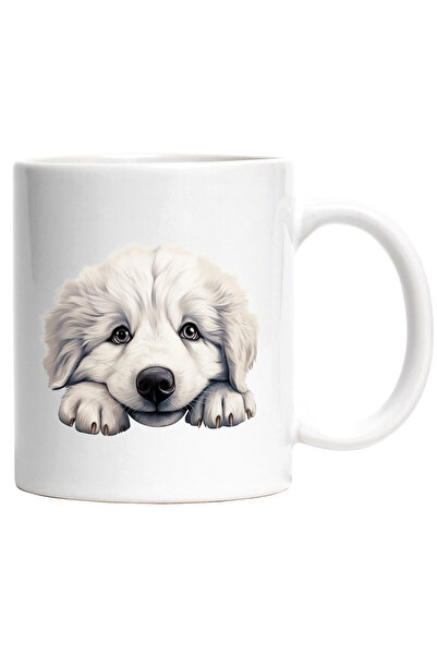 StoryGift Romania Cana cu un catel blanos | ilustratie | alb | gheare | labut...