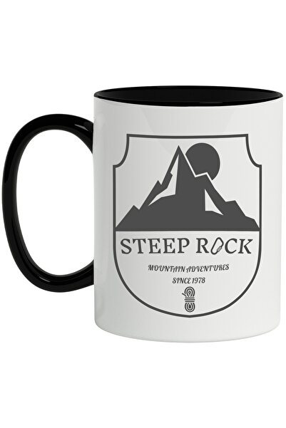 StoryGift Romania Cana Cu Mesaj In Engleza Steep Rock , Munte, Soare, Varf, S...