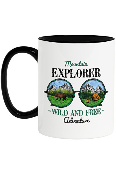 StoryGift Romania Cana cu mesajul "Mountain explorer - wild and free - advent...