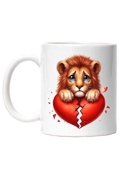 StoryGift Romania Cana cu un leut trist care tine o inima rupta, ilustratie, ...