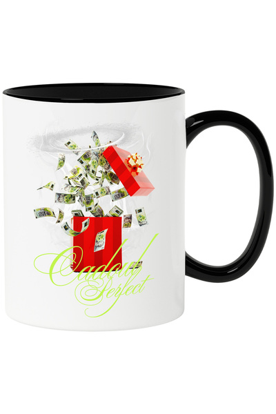 StoryGift Romania Cana Cadoul Perfect - Lei Romanesti Iesind din Cutie, 330ml...