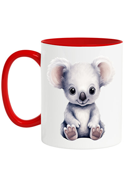 StoryGift Romania Cana cu un ursulet Koala | ilustratie | gri | vesel | zambe...