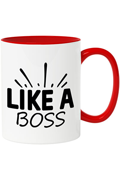 StoryGift Romania Cana cu textul in limba engleza "Like a boss" - ca un sef c...