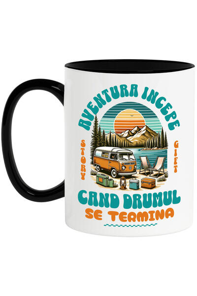 StoryGift Romania Cana cu Plimbare Cu Rulota Intre Munti, Apus Soare Lac Stra...