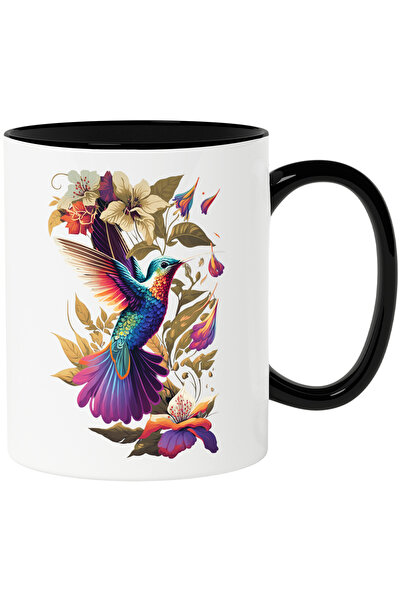 StoryGift Romania Cana cu Pasare Zburand, Natura, Arta AbstractaCeramica, 330...