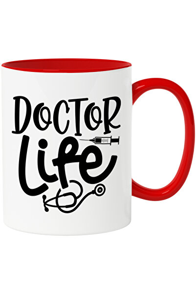 StoryGift Romania Cana cu o seringa si textul in engleza "Doctor life" - viat...
