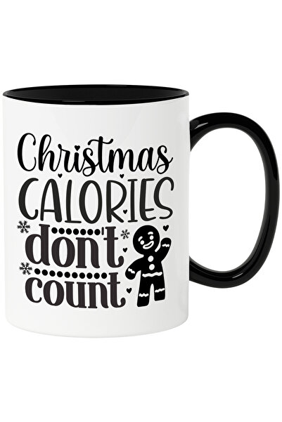 StoryGift Romania Cana cu inimioare si textul "Caloriile de Craciun nu sunt l...