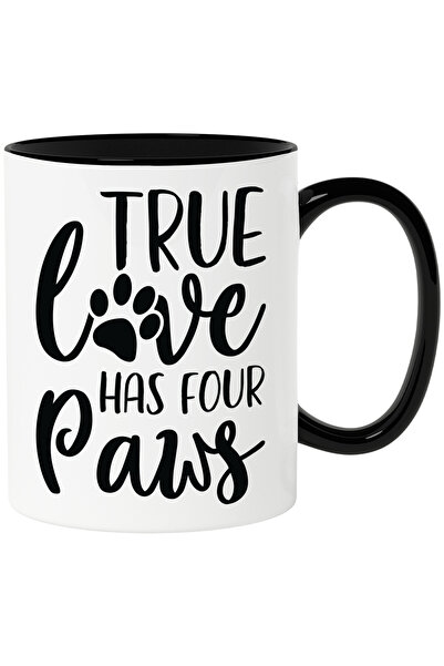 StoryGift Romania Cana cu mesajul "True love has four paws" - iubirea adevara...