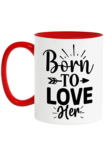 StoryGift Romania Cana pentru un indragostit cu mesajul "Born to love her" - ...
