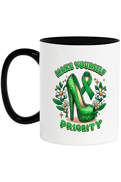 StoryGift Romania Cana cu mesajul "Make yourself priority", stilul hippie, cu...