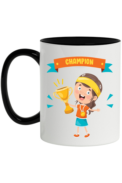 StoryGift Romania Cana Cu Campion, Trofeu, Copil, Fata, Castigator, Clama, Mu...