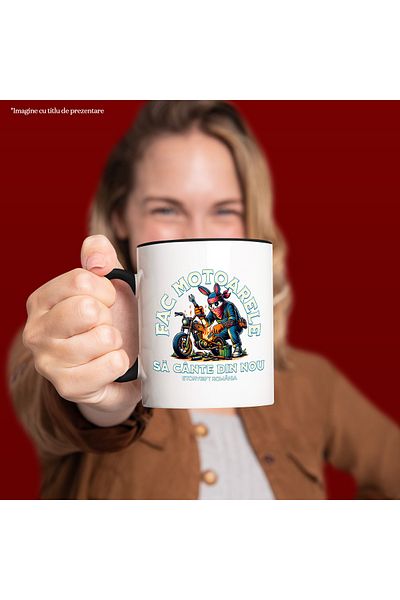 StoryGift Romania Mechanic Rabbit Mug text make the engines sing again, 330ml, Ceramic with Handles, With ,STG